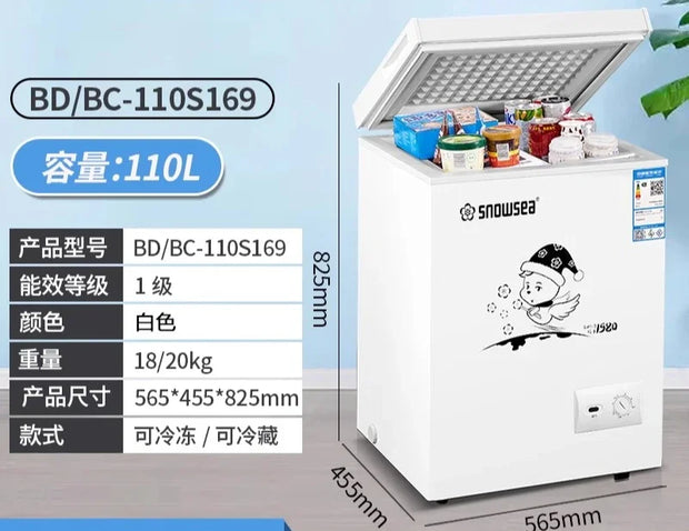 freezer frozen meat freezer small household double temperature commercial large capacity frost reduction energy saving