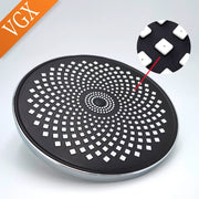VGX Thermostatic Shower System Intelligent Brass Bathroom Shower Set 2 Function Shower System Round Shower Head Handheld Sprayer