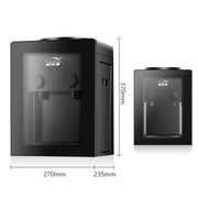 550W 220V Electric Water Dispenser Hot Cold Drinking Fountain Black For Office Home