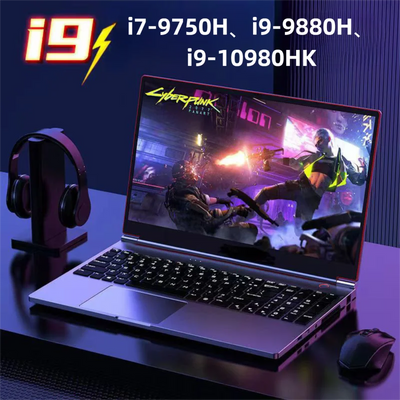 15.6" intel core i9-10980hk gaming laptops portable notbook computer pc 32GB DDR4 512GB IPS WiFi Backlight Fingerprint Unlock