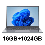 Xiaman 15.6" Intel Core i3 6100U Laptop Computer Windows 11 Pro 16GB RAM 512GB 1TB SSD Portable Notebook PC Office Study Laptops