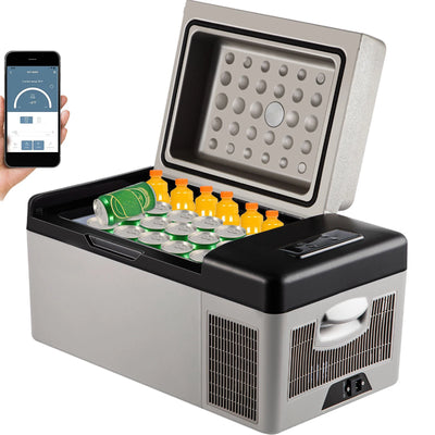 Sihao Car Mini Refrigerator Mini Fridge 15-55L Freezer Portable Compressor Cooler 12/24V DC 110-240V Ice Box for Camping