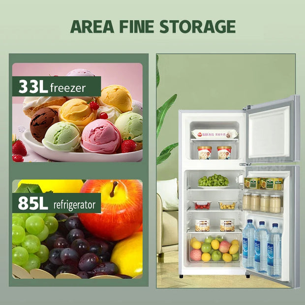 Freezer China Supplier Wholesale Fridge 475*536*1136mm 2 Door Refrigerator Double Door Fridge