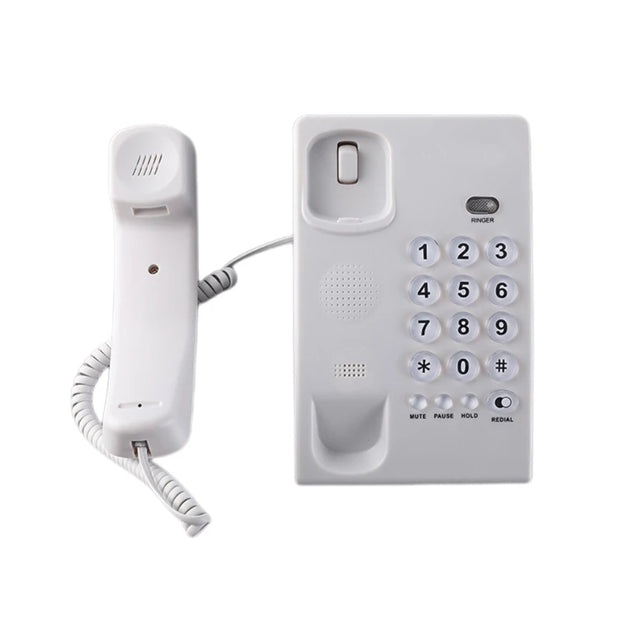Corded Landline Telephone Desk House Phone with Large Buttons Home Phone Corded Telephone for Home Office Hotel Bathroom