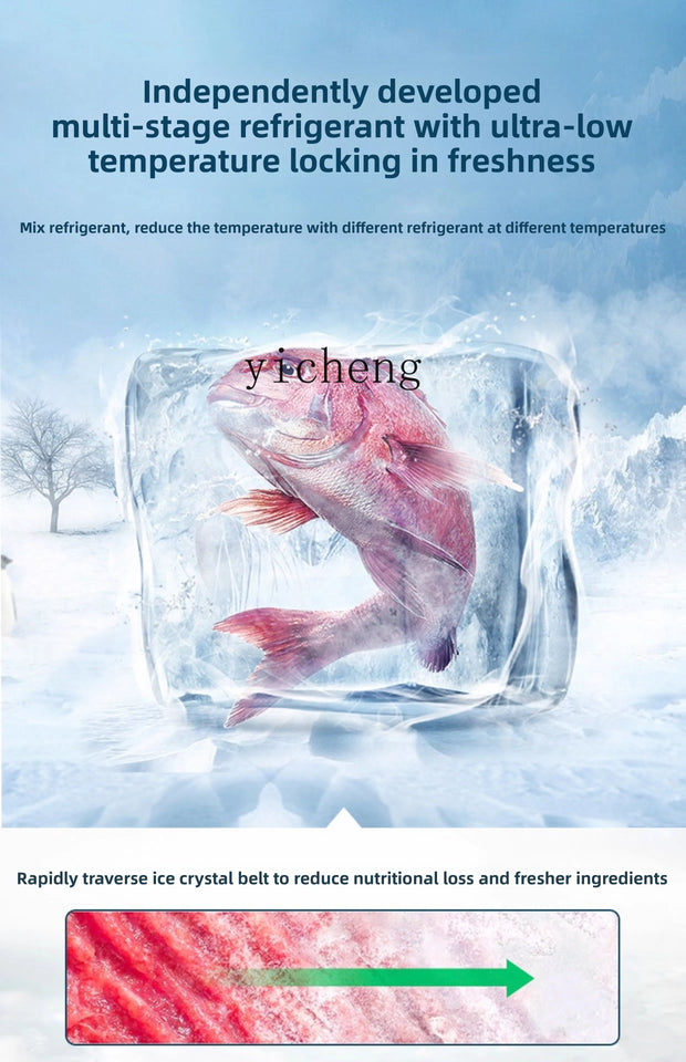 Minus 80 Ultra-Low Temperature Freezer Refrigerator Subzero 60 Degrees Household Freezer Commercial Fresh-Keeping Cabinet
