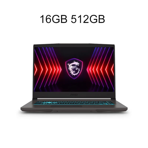 2024 MSI Thin 15 Gaming Notebook 15.6 Inch 2.5K FHD 144Hz IPS Screen Netbook i7-12650H 32GB 2TB SSD RTX4050 Laptop Computer PC