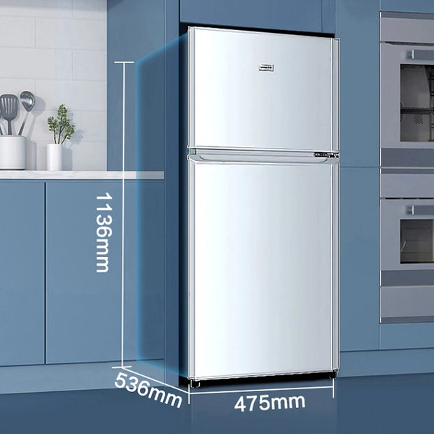 Freezer China Supplier Wholesale Fridge 475*536*1136mm 2 Door Refrigerator Double Door Fridge