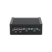BEBEPC 2LAN4COM Mini PC with N2840/J2900 DDR3L RAM SSD Support RS232/485 WiFi with 6xUSB 1xHDMI Compact Computer for Industrial