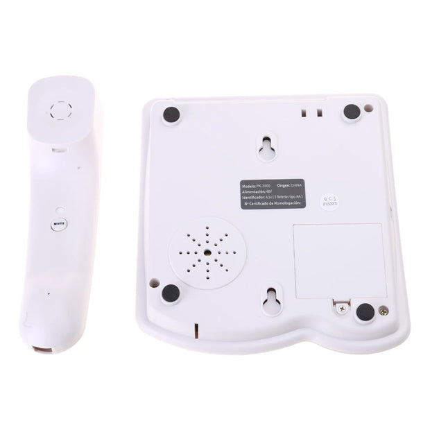 1pc Big Button Landline Phone Desktop Telephone Loud Ringtone Fixed Home Phone for Elderly and Visually Impaired PK3000