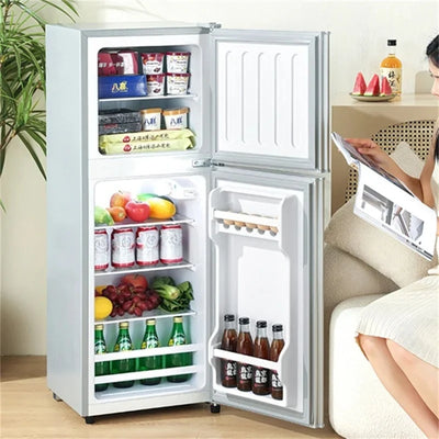Household Mini Refrigerator for Rental Dormitory First-class Energy-saving Refrigerator Office Refrigerator with Deep Freezer