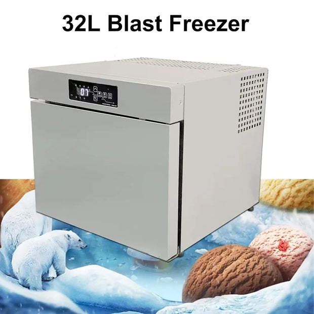 Small Desktop Quick Freezer Multifunctional High-Capacity Seafood And Meat Quick Freezer