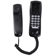 Wall Phone, Wired Phone, Landline Phone, Home Phone, Small Extension, Small Hang-Up Extension, Hotel Home Office Black