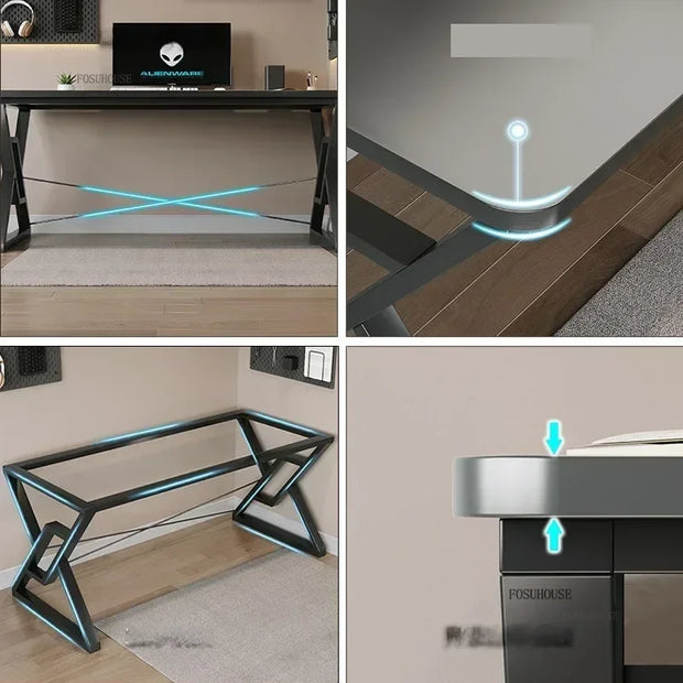 Office Furniture Bedroom E-sports Gaming Desk Modern Home Desktop Computer Desks Small Office Desk Simple Student Study Table