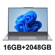 Xiaman 15.6" Intel Core i3 6100U Laptop Computer Windows 11 Pro 16GB RAM 512GB 1TB SSD Portable Notebook PC Office Study Laptops