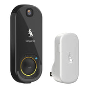 Kangaroo Smart Doorbell Camera with Chime Motion Alert Wi-fi Connection HD Wide Angle Lens Night Vision Alert to APP Security
