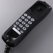 Wall Phone, Wired Phone, Landline Phone, Home Phone, Small Extension, Small Hang-Up Extension, Hotel Home Office Black