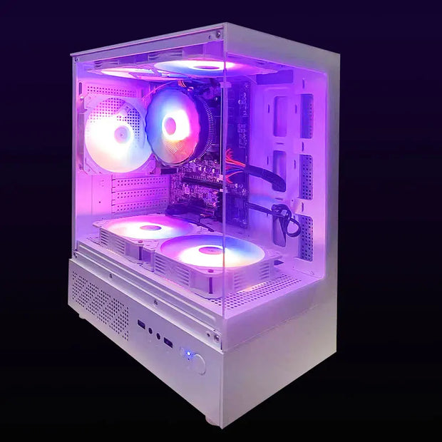 Gaming PC With Core i7 CPU /512G SSD/16GB momery 3200MB DDR3/Windows 11 with HD4600 Graphics/ white pc gamer