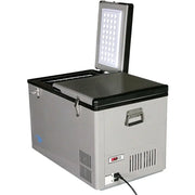 FM-62DZ 62 Quart Dual Zone Portable Refrigerator and Deep Freezer Chest, AC 110V/ DC 12V, Real Freezer for Car, Home