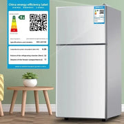 Household Small Refrigerator with Deep Freezers Rental Room Double Door Fridge Freezer First Level Energy Saving Refrigerator Z