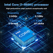 ACEKAMAS 15.6" Computer Laptop Intel Core i7 6500U Windows 11 Pro Gamer Laptops Office Study 16GB DDR4 1TB SSD 1080P Notebook PC
