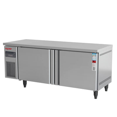 Hotel Kitchen Freezer Restaurant Fridge & Freezer Custom-Size Stainless Steel Workbench Tabletop Fridge Under-Counter Chiller