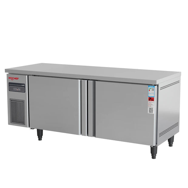 Hotel Kitchen Freezer Restaurant Fridge & Freezer Custom-Size Stainless Steel Workbench Tabletop Fridge Under-Counter Chiller