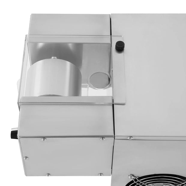 60kg/Day Electric Snowflake Ice Maker with 8 Different Roller Speeds, Commercial Snow Ice Shaver Machine