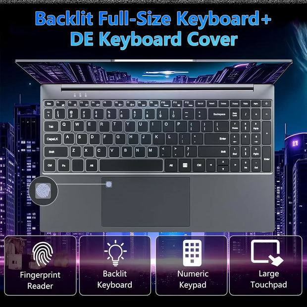 ACEKAMAS 15.6" Intel Core i7 6500U i3 6100U Laptop Computer Windows 11 16GB DDR4 1TB 2TB SSD Portable Notebook PC Gaming Laptops