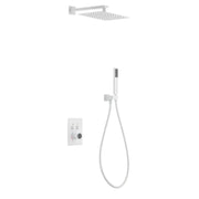 Digital Gunmetal gray white black Rain Shower Head Bathroom Brass Bath wall mounted Shower Set Wall Mounted faucet shower set