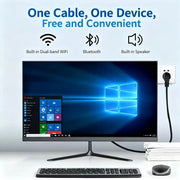 22 Inch Core I7 CPU  8G DDR4 256G 512SSD All in One PC Desktop Computer WiFi Blue-tooth Speaker with Keyboard and Mouse