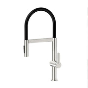 VGX Kitchen Faucet Sink Faucets Rubber Pull Down Stream Sprayer Taps Rotatable Kitchen Mixer Water Tap Hot Cold Crane Brass Grey
