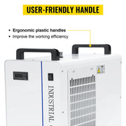 VEVOR Water Chiller CW3000 CW5000 CW5200 Water Chiller Cooling System w/6L Water Tank Capacity for CO2 Glass Laser Tube Cooler