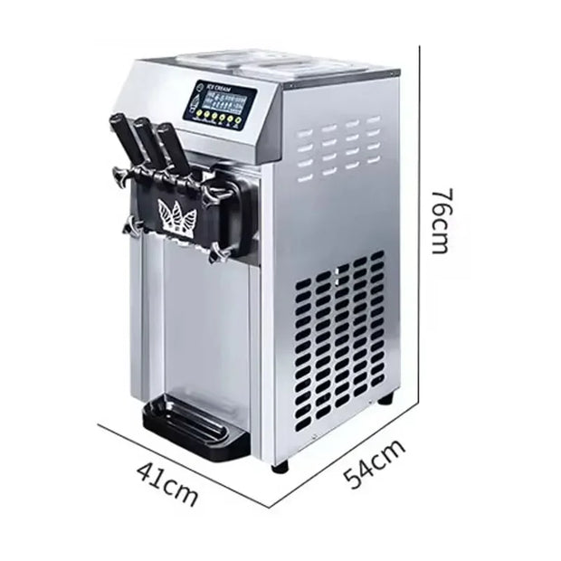Sihao 1250W Pre-cooling Ice Cream Maker A126 Ice Cream Machine Soft Serve Machine Portable Big Capacity Ice Cream Machine