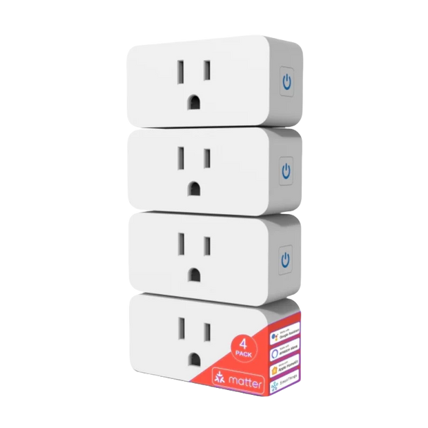 Matter WiFi Mini Smart Socket 10A US Timeing Wireless Voice Control Smart Life App Works With Tuya Homekit Alexa Google Home