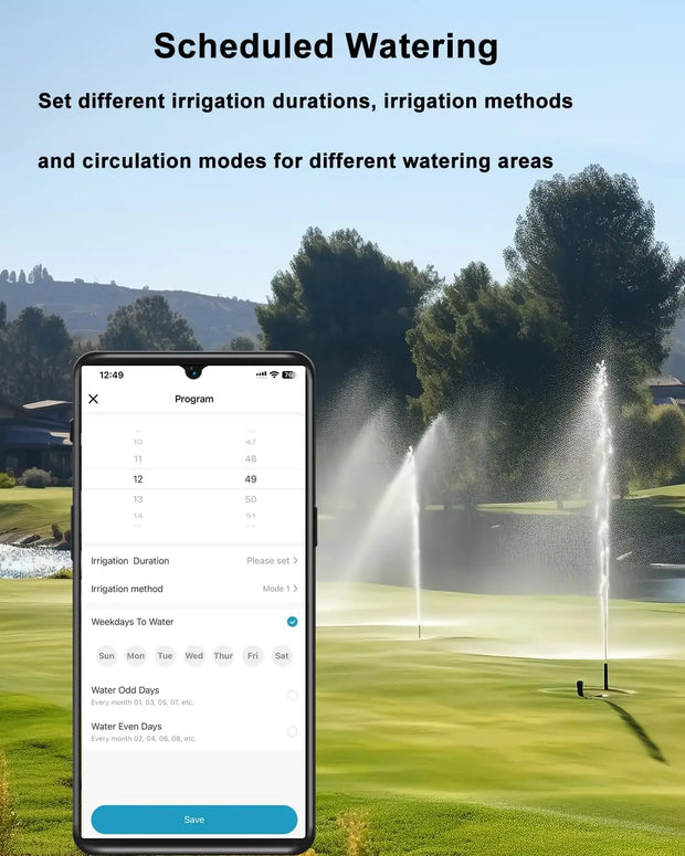 Tuya WiFi Sprinkler Controller Gardening Intelligent Irrigation Timer 16 Zones Automatic Watering Device For Alexa Google Home