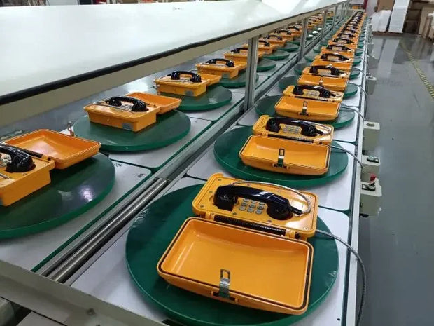 Outdoor Popular Telephone Public Yellow Aluminium Call Phones EMC VOIP SIP2.0 Industrial Telephpne