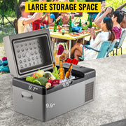 Sihao Car Mini Refrigerator Mini Fridge 15-55L Freezer Portable Compressor Cooler 12/24V DC 110-240V Ice Box for Camping