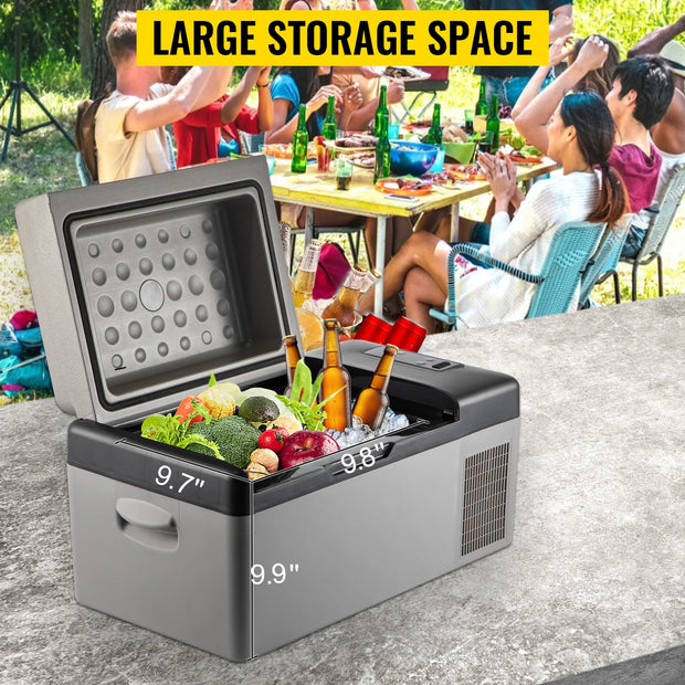 Sihao Car Mini Refrigerator Mini Fridge 15-55L Freezer Portable Compressor Cooler 12/24V DC 110-240V Ice Box for Camping
