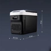 28L Car Mini Refrigerator For Outdoor Camping Car Electrical Appliances Cooler Heater Cooling & Warming 12/24V Car Refrigerators