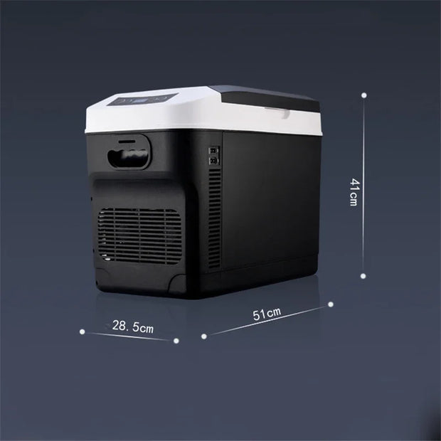28L Car Mini Refrigerator For Outdoor Camping Car Electrical Appliances Cooler Heater Cooling & Warming 12/24V Car Refrigerators