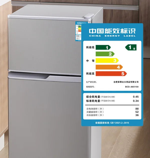 High Quality Refrigerator Home Rental Refrigerator Large Capacity Refrigeration Fresh-keeping Two-door Freezer Refrigerant