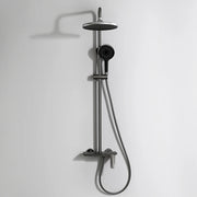VGX Shower System Set Gold Bathroom Shower Head Set Luxury Shower Faucet Set 3-way Rainfall Shower Mixer Crane Black Grey Chrome
