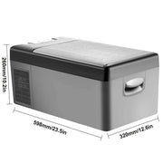 VEVOR Portable Small Car Freezer  Mini Car Freezer Refrigerator  Fridge Cooler  Fridge Freezer AC/DC Vehicle  Fridge